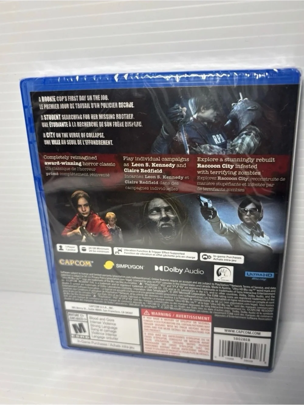 Resident Evil 2 - PlayStation 5 - Brand NEW, Factory Sealed